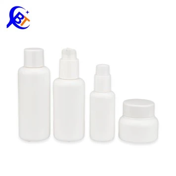 Sticle de loțiune albă din sticlă ceramică